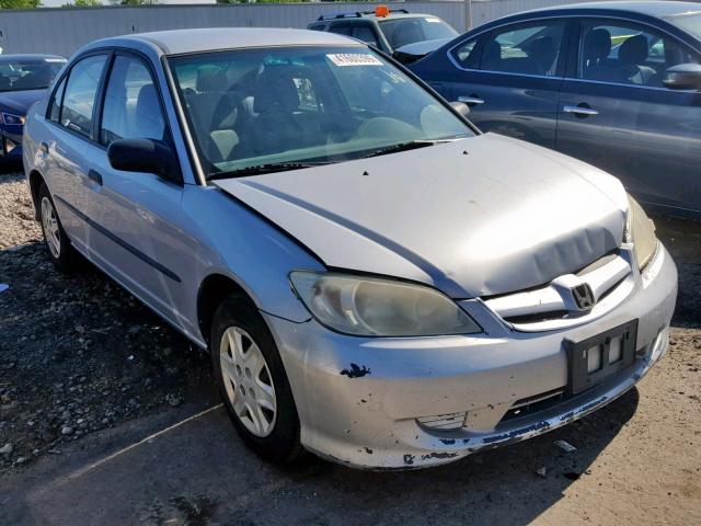 2HGES16355H584651 - 2005 HONDA CIVIC DX V SILVER photo 1