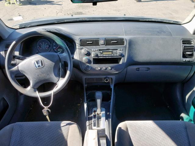 2HGES16355H584651 - 2005 HONDA CIVIC DX V SILVER photo 9