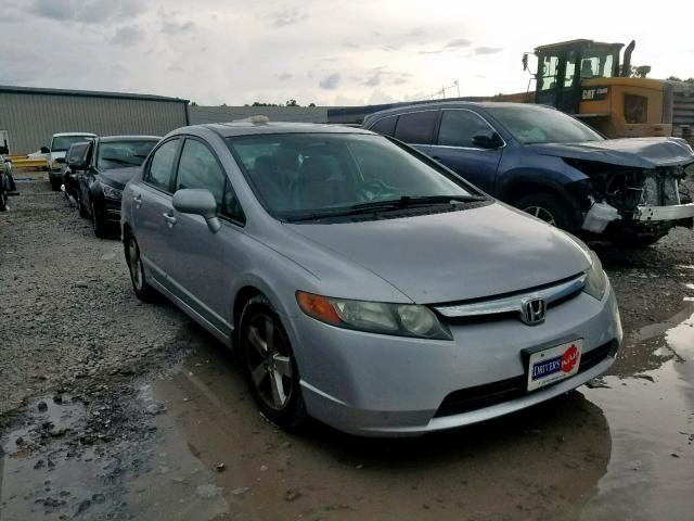 1HGFA16948L032884 - 2008 HONDA CIVIC EXL SILVER photo 1