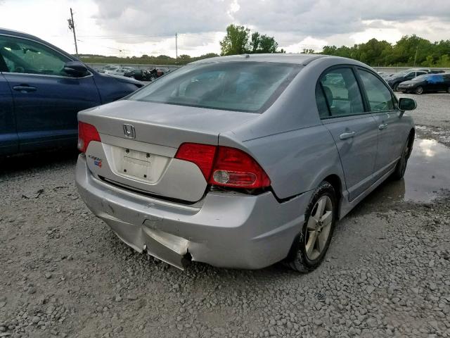 1HGFA16948L032884 - 2008 HONDA CIVIC EXL SILVER photo 4