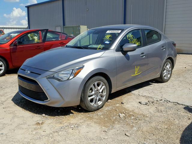 3MYDLBZV7GY105736 - 2016 TOYOTA SCION IA SILVER photo 2