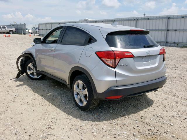 3CZRU6H58GM753159 - 2016 HONDA HR-V EX SILVER photo 3