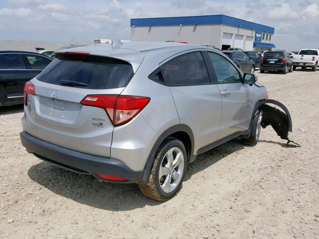 3CZRU6H58GM753159 - 2016 HONDA HR-V EX SILVER photo 4