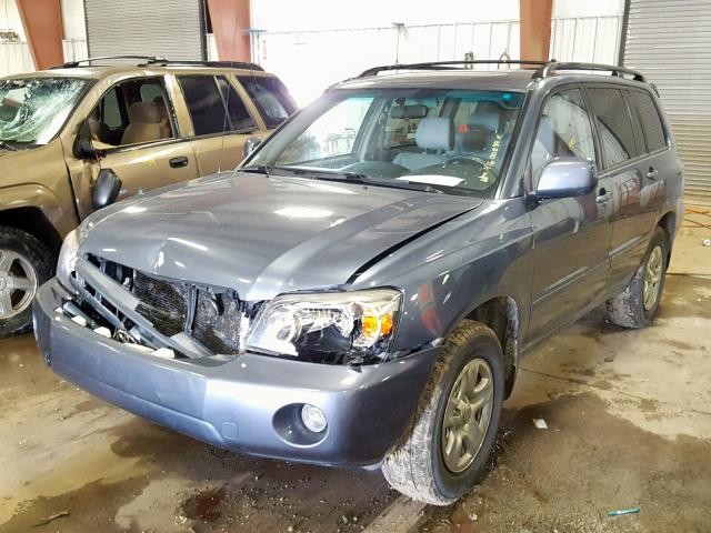 JTEGD21AX70157790 - 2007 TOYOTA HIGHLANDER BLUE photo 2