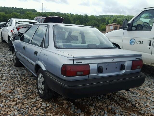 1Y1SK5463MZ072578 - 1991 GEO PRIZM BASE BLUE photo 3