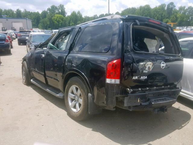 5N1AA0NC7FN604205 - 2015 NISSAN ARMADA SV BLACK photo 3