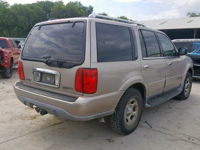 5LMPU28A1YLJ07167 - 2000 LINCOLN NAVIGATOR BEIGE photo 4