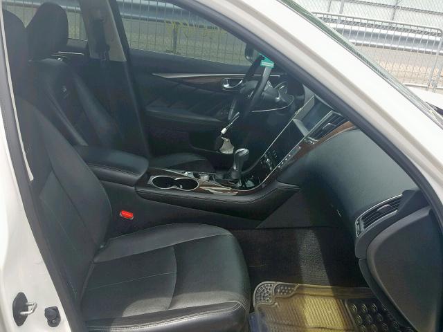 JN1BV7AR7EM701847 - 2014 INFINITI Q50 BASE Blanco foto 5