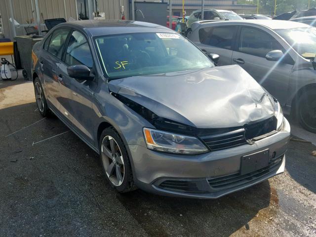 3VW2K7AJ5CM334168 - 2012 VOLKSWAGEN JETTA BASE GRAY photo 1