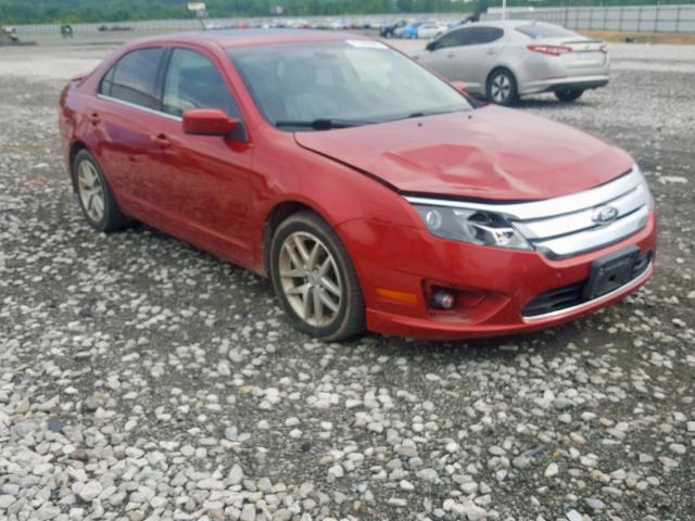 3FAHP0JA6BR210231 - 2011 FORD FUSION SEL RED photo 1