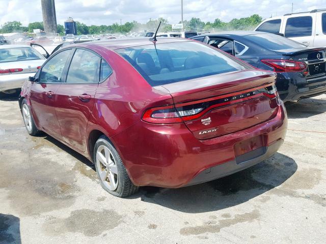 1C3CDFBB8FD237599 - 2015 DODGE DART SXT BURGUNDY photo 3