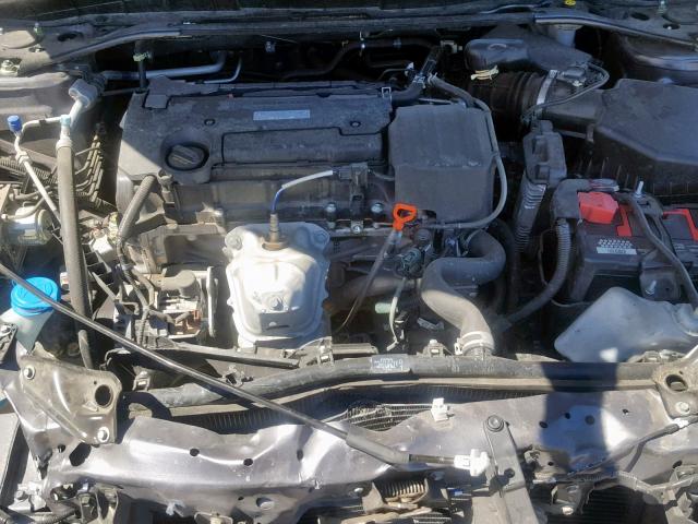 1HGCR2F83GA195142 - 2016 HONDA ACCORD EXL GRAY photo 7