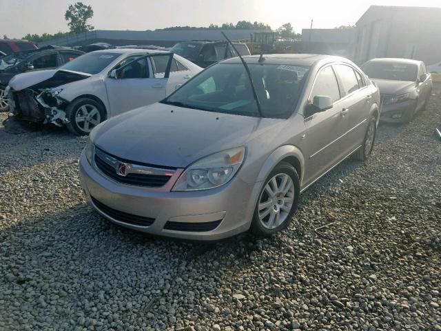 1G8ZS57N07F285753 - 2007 SATURN AURA XE SILVER photo 2