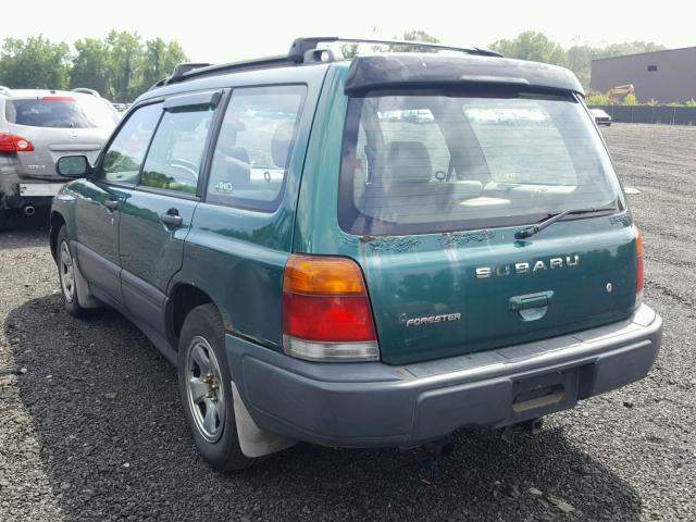 JF1SF6359XH749334 - 1999 SUBARU FORESTER L GREEN photo 3