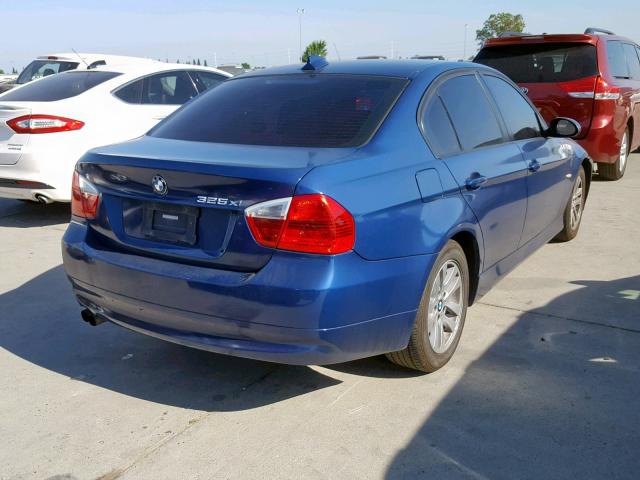 WBAVD13546KV11051 - 2006 BMW 325XI BLUE photo 4