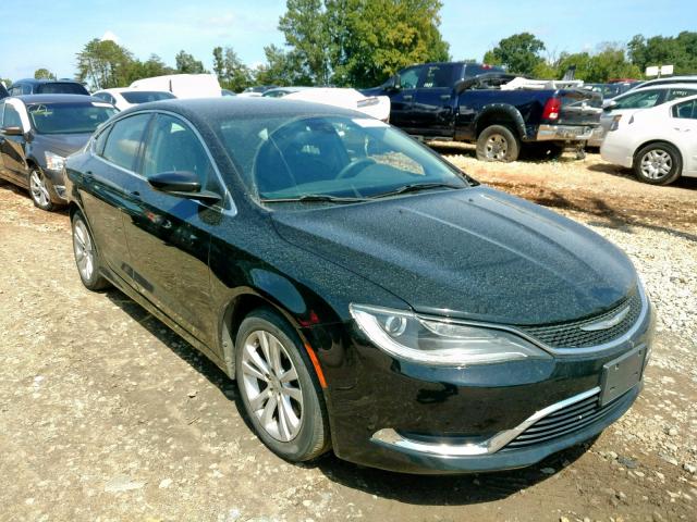 1C3CCCAB6FN674465 - 2015 CHRYSLER 200 LIMITE BLACK photo 1