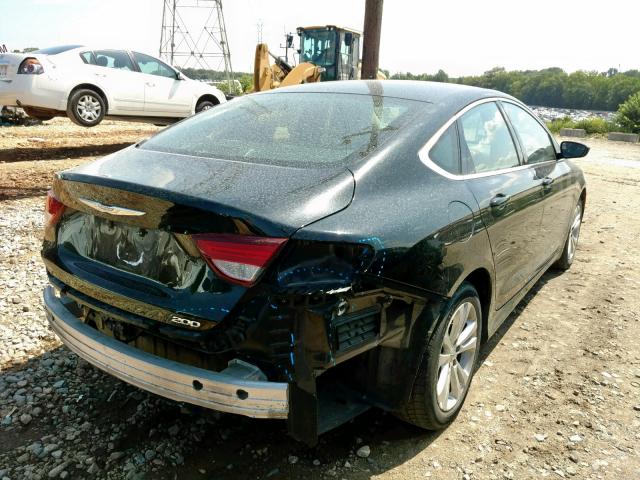 1C3CCCAB6FN674465 - 2015 CHRYSLER 200 LIMITE BLACK photo 4