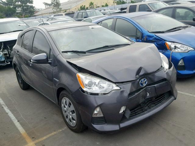 JTDKDTB35D1056862 - 2013 TOYOTA PRIUS C BLACK photo 1