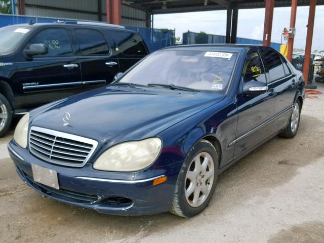 WDBNG83J96A476026 - 2006 MERCEDES-BENZ S 430 4MAT BLUE photo 2