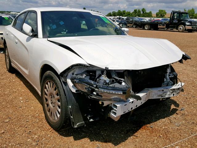 2C3CDXKT0JH323614 - 2018 DODGE CHARGER PO WHITE photo 1