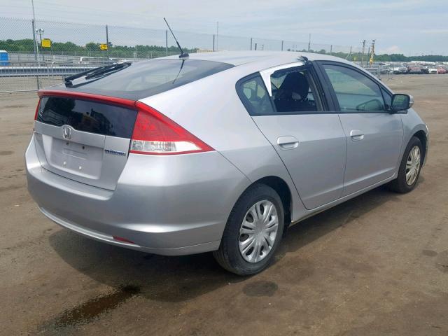 JHMZE2H51AS034862 - 2010 HONDA INSIGHT LX SILVER photo 4