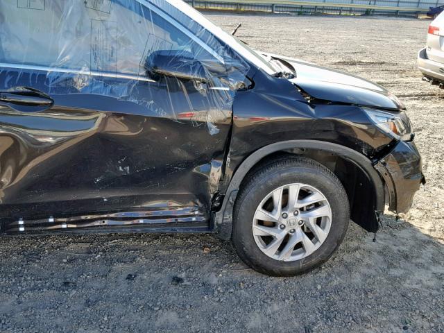 2HKRM4H7XGH665358 - 2016 HONDA CR-V EXL BROWN photo 9