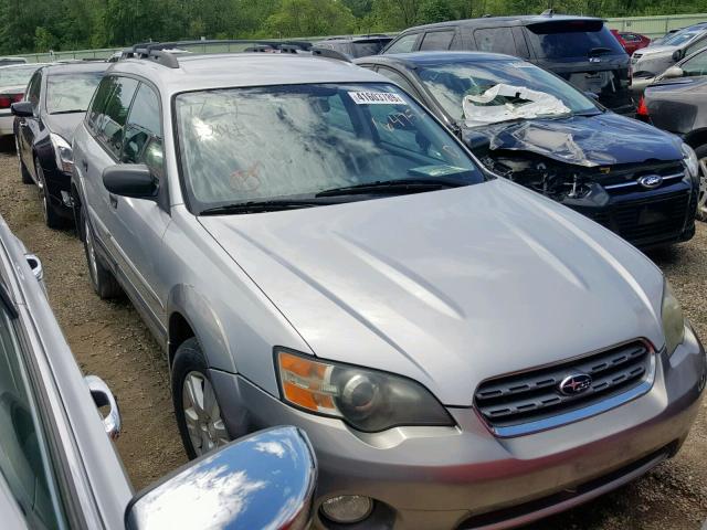 4S4BP61C657343678 - 2005 SUBARU LEGACY OUT SILVER photo 1