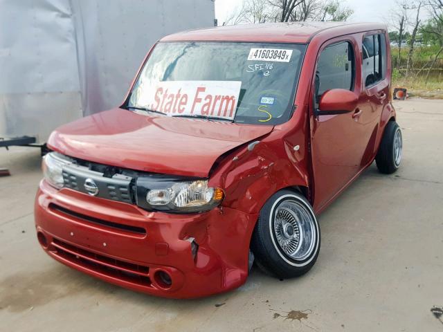 JN8AZ2KR8BT208232 - 2011 NISSAN CUBE BASE BURGUNDY photo 2