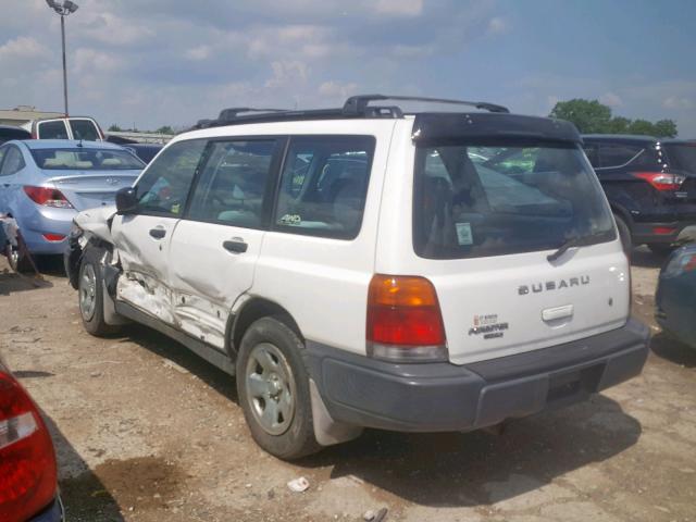 JF1SF6356WH783441 - 1998 SUBARU FORESTER L WHITE photo 3