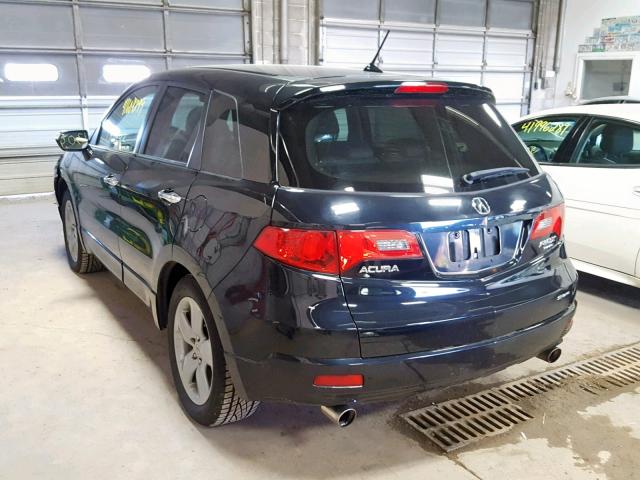 5J8TB18278A006548 - 2008 ACURA RDX BLACK photo 3