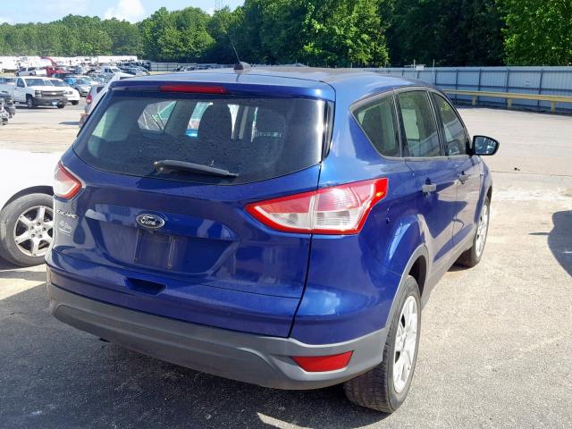 1FMCU0F77EUC11181 - 2014 FORD ESCAPE S BLUE photo 4