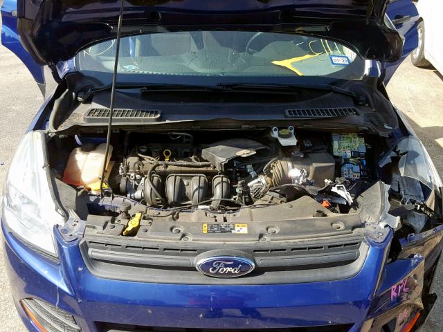 1FMCU0F77EUC11181 - 2014 FORD ESCAPE S BLUE photo 7