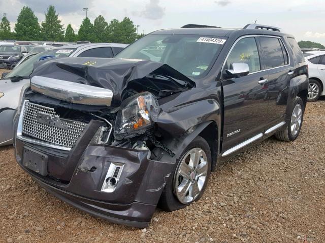 2GKFLZEK3E6137842 - 2014 GMC TERRAIN DE GRAY photo 2