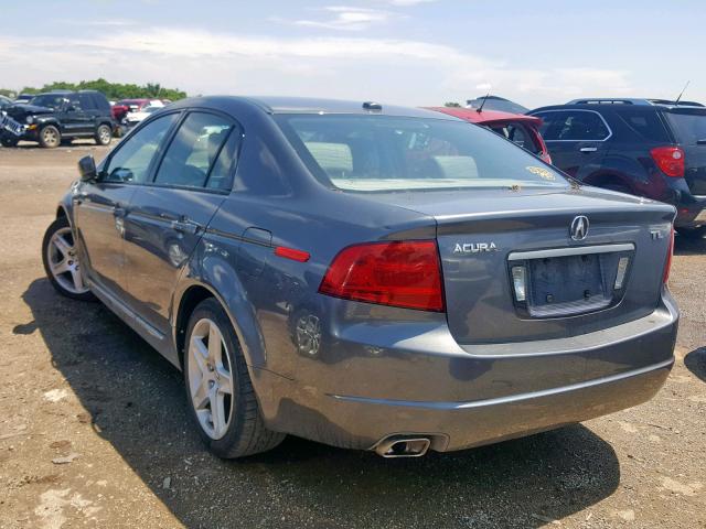 19UUA66216A032194 - 2006 ACURA 3.2TL GRAY photo 3