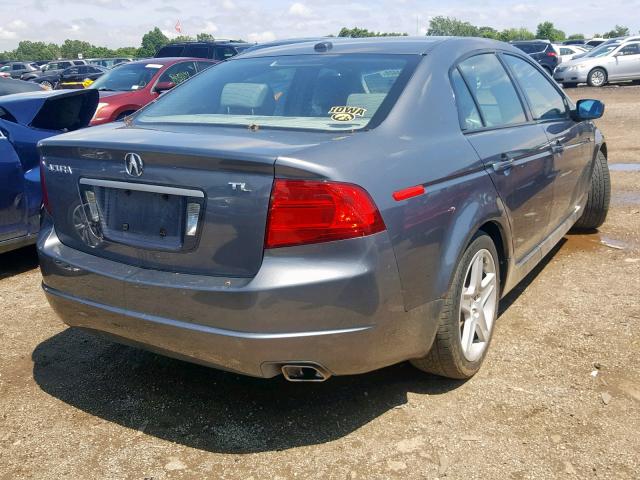 19UUA66216A032194 - 2006 ACURA 3.2TL GRAY photo 4