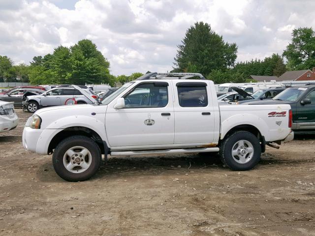 1N6ED27Y91C403747 - 2001 NISSAN FRONTIER C WHITE photo 9