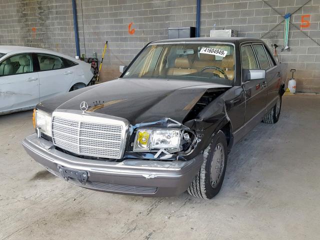 WDBCA39E1LA539833 - 1990 MERCEDES-BENZ 560 SEL BLACK photo 2