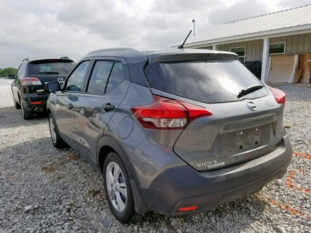 3N1CP5CU4JL541807 - 2018 NISSAN KICKS S GRAY photo 3