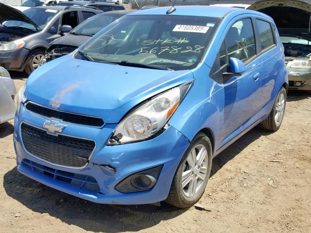 KL8CA6S97DC567828 - 2013 CHEVROLET SPARK LS BLUE photo 2