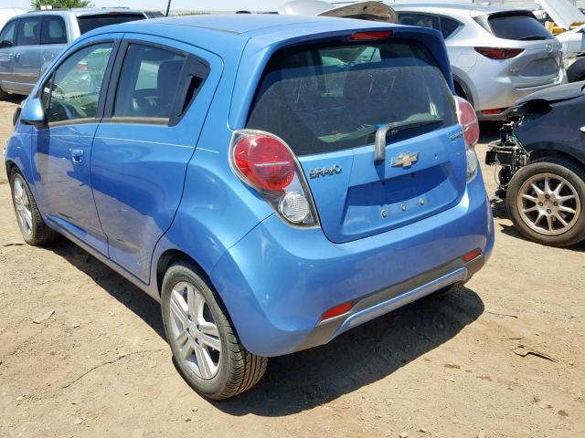 KL8CA6S97DC567828 - 2013 CHEVROLET SPARK LS BLUE photo 3