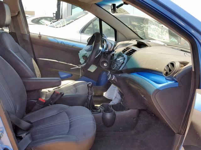 KL8CA6S97DC567828 - 2013 CHEVROLET SPARK LS BLUE photo 5