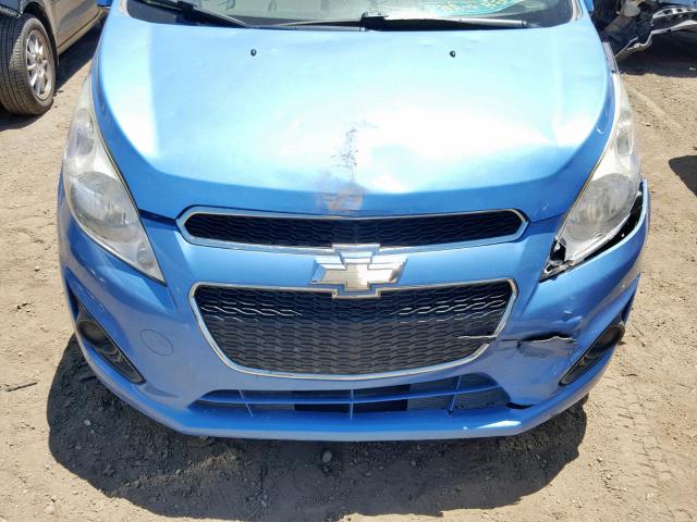 KL8CA6S97DC567828 - 2013 CHEVROLET SPARK LS BLUE photo 7