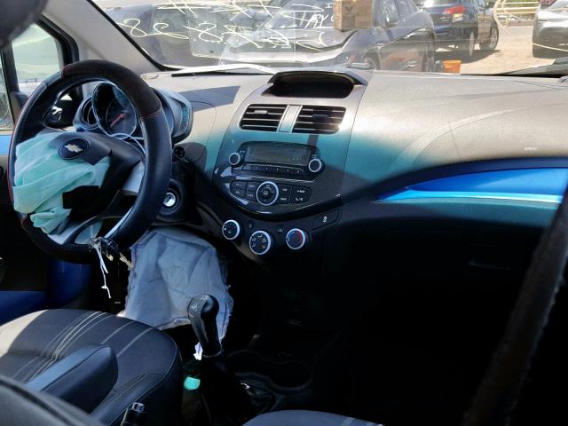 KL8CA6S97DC567828 - 2013 CHEVROLET SPARK LS BLUE photo 9