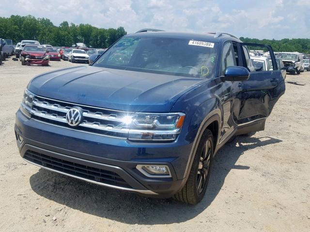 1V2ER2CA3JC594433 - 2018 VOLKSWAGEN ATLAS SEL BLUE photo 2