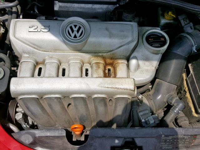 3VWRF31Y09M401213 - 2009 VOLKSWAGEN NEW BEETLE წითელი ფოტო 7