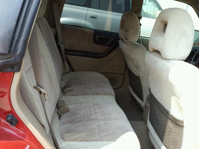 JF1SF65551G766190 - 2001 SUBARU FORESTER S RED photo 6