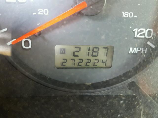 JF1SF65551G766190 - 2001 SUBARU FORESTER S RED photo 8