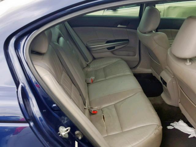 1HGCP2F81AA153002 - 2010 HONDA ACCORD EXL BLUE photo 6