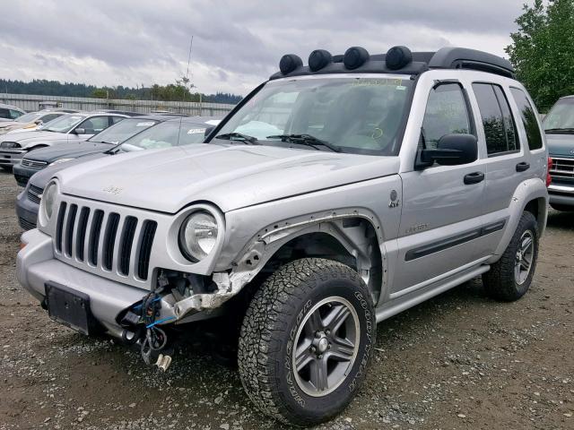 1J4GL38K84W236129 - 2004 JEEP LIBERTY RE SILVER photo 2