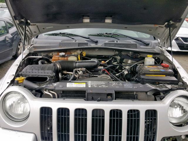 1J4GL38K84W236129 - 2004 JEEP LIBERTY RE SILVER photo 7